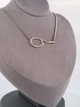 Load image into Gallery viewer, Diamonds Galore 1'' Tennis Racket Necklace