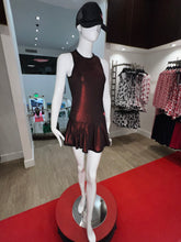 Load image into Gallery viewer, Andrea Dress Short Shimmer Red