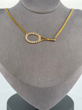 Load image into Gallery viewer, Diamonds Galore 1'' Tennis Racket Necklace