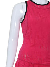 Load image into Gallery viewer, Andrea Dress Short Holey Pink
