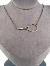 Load image into Gallery viewer, Diamonds Galore 1.5" Tennis Racket Necklace