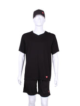 Load image into Gallery viewer, The limited edition Men's V-Neck tennis shirt is crafted from an exceptionally soft and luxurious fabric, ensuring unparalleled comfort on and off the court.