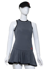 Load image into Gallery viewer, Andrea Dress Short Holey Grey