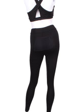 Load image into Gallery viewer, This is our limited edition high waist leggings. This piece has a silky soft and quick-drying with a convenient back pocket for your tennis balls. We make these in very small quantities - by design.