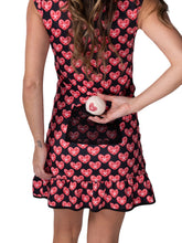Load image into Gallery viewer, The Monroe Dress offers a little more coverage around the chest and the arms, but delicately shows your feminine curves. Our dress is fitted, with a feminine ruffle at the bottom. It is perfect for tennis, and of course, a trip to your after-court party with your friends. It was designed for confident women like you!