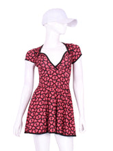Load image into Gallery viewer, The Adeline Dress offers a playful, fun, and very flirty look. Offers a sweetheart neckline, empire waist and flowing A-line skirt. It is perfect for tennis, running and golf (with our Leg Lengthening Leggings), and of course, a trip to your after-court party with your friends. It was designed for confident women like you!