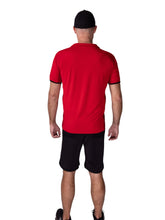 Load image into Gallery viewer, New for 2022 - Stay cool on the court with our new men's original Polo Shirt. It is super soft and has light mesh on the sides so your body can breath while playing.