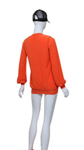 Load image into Gallery viewer, Long Sleeve Warm Up Top - Orange