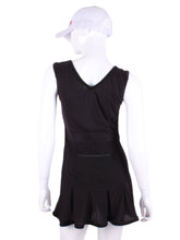 Load image into Gallery viewer, The Angelina Dress is from our sophisticated and elegant collections, for women with a flair for looking good. Our dress is fitted through the bodice, and flares out at the skirt. It is perfect for tennis, running and golf, and of course, a trip to your after-court party with your friends. It was designed for confident women like you!