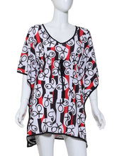 Load image into Gallery viewer, Red Black White Cleo Sneakers to Flip Flops Tennis Dress