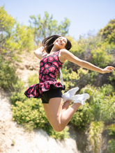 Load image into Gallery viewer, The Sandra Mee Dress offers a playful, fun, and very flirty look. Our dress is fitted, and flares out at the skirt with cute cut out ''O'' in the back. It is perfect for tennis, running and golf (with our Leg Lengthening Leggings), and of course, a trip to your after-court party with your friends. It was designed for confident women like you!