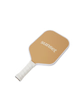 Load image into Gallery viewer, Introducing the (Cream/Sand) Paddle — a high-quality Fiberglass paddle built for players of all levels. This paddle delivers power and pop and is designed with a larger hitting surface, giving players a larger sweet spot for more consistent shots. This paddle is designed with a larger hitting surface, giving players a larger sweet spot for more consistent shots.