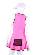 Load image into Gallery viewer, The Andrea Dress Pink Short - I LOVE MY DOUBLES PARTNER!!!