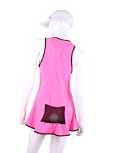 Load image into Gallery viewer, The Andrea Dress Pink Short - I LOVE MY DOUBLES PARTNER!!!