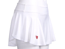 Load image into Gallery viewer, Soft White LOVE "O" Skirt - I LOVE MY DOUBLES PARTNER!!!