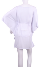 Load image into Gallery viewer, White Cleo Sneakers to Flip Flops Tennis Dress - I LOVE MY DOUBLES PARTNER!!!