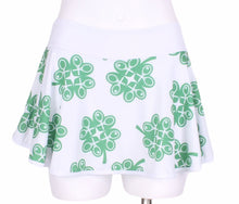 Load image into Gallery viewer, Green Heart Lucky Clover Love "O" Skirt - I LOVE MY DOUBLES PARTNER!!!
