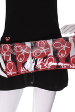 Load image into Gallery viewer, Heart + Clear LOVE Clutch - I LOVE MY DOUBLES PARTNER!!!