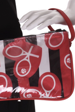 Load image into Gallery viewer, Heart + Clear LOVE Clutch - I LOVE MY DOUBLES PARTNER!!!