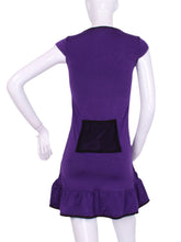 Load image into Gallery viewer, The Purple Monroe Tennis Dress With Ruching - I LOVE MY DOUBLES PARTNER!!!