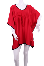 Load image into Gallery viewer, Red Cleo Sneakers to Flip Flops Tennis Dress - I LOVE MY DOUBLES PARTNER!!!