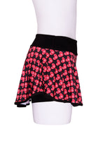 Load image into Gallery viewer, Mini Heart LOVE “O” Skirt on Black - I LOVE MY DOUBLES PARTNER!!!