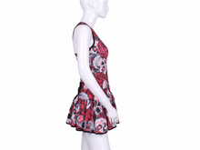 Load image into Gallery viewer, Skull + Roses Sandra Dee Tennis Dress - I LOVE MY DOUBLES PARTNER!!!