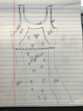 Load image into Gallery viewer, Design Your Own Tennis Dress - I LOVE MY DOUBLES PARTNER!!!