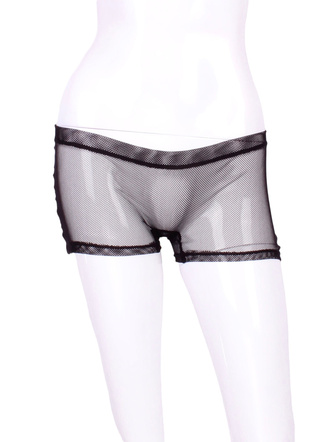 Black LOVE Shorties With Mesh