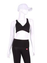 Load image into Gallery viewer, Black Love V Bra
