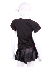 Load image into Gallery viewer, Super sporty with my soft fabric accented by mesh all the way down the side.  Peek-a-boo!  Keeps you cool while looking HOT!
