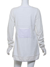 Load image into Gallery viewer, Erika Dress White With Holey White
