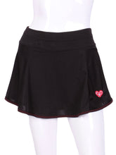 Load image into Gallery viewer, Gladiator Skirt Black With Red Stitching
