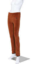 Load image into Gallery viewer, Leg Lengthening Pants Mocha Brown Velvet
