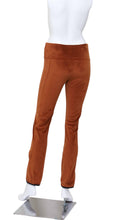 Load image into Gallery viewer, Leg Lengthening Pants Mocha Brown Velvet

