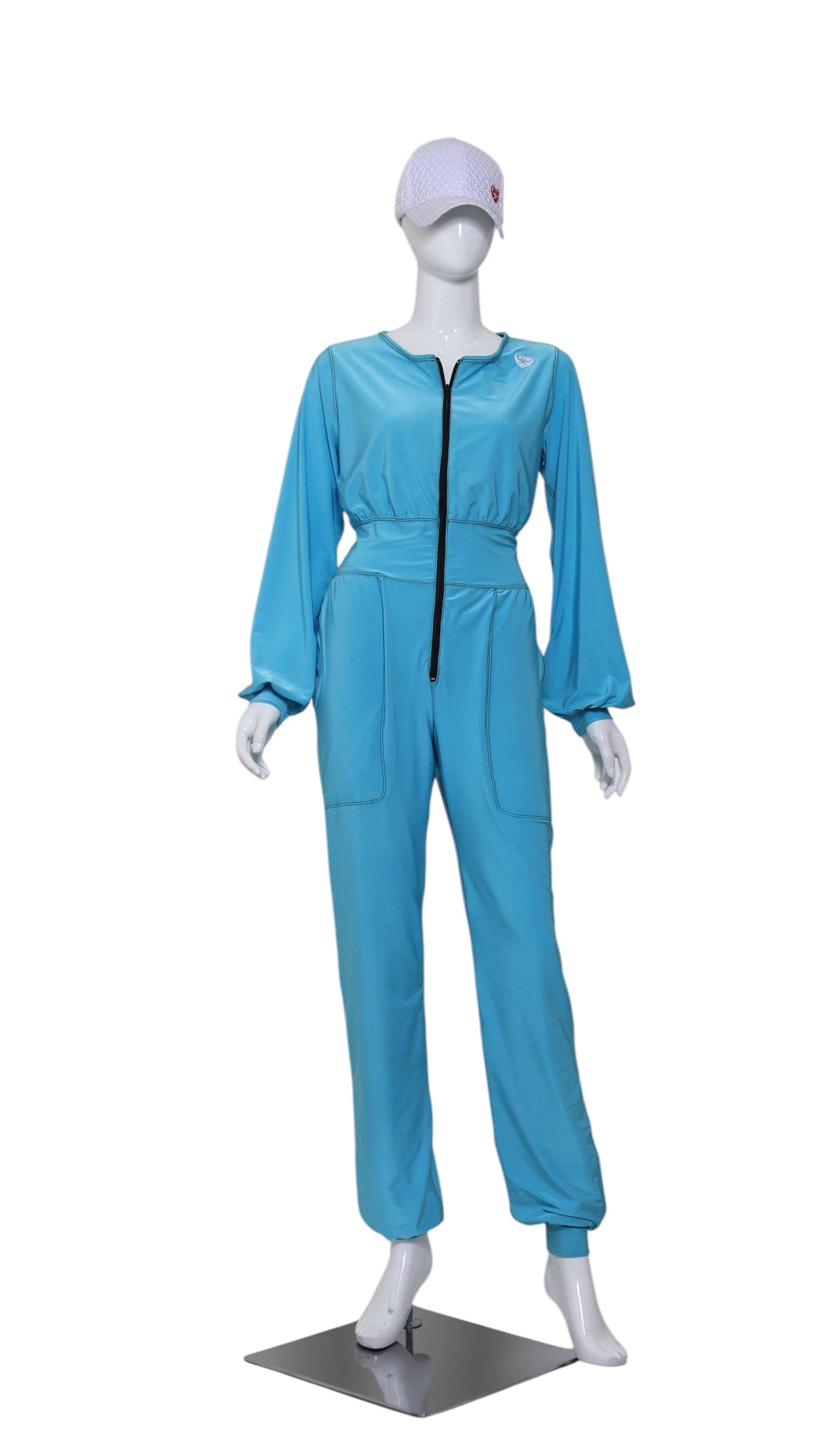 Long Sleeve Onesie Turquoise