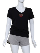 Load image into Gallery viewer, Love Bedazzled Heart T-Shirt Pickleball
