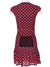 Load image into Gallery viewer, The Monroe Dress offers a little more coverage around the chest and the arms, but delicately shows your feminine curves. Our dress is fitted, with a feminine ruffle at the bottom.  It is perfect for tennis, and of course, a trip to your after-court party with your friends.  It was designed for confident women like you!
