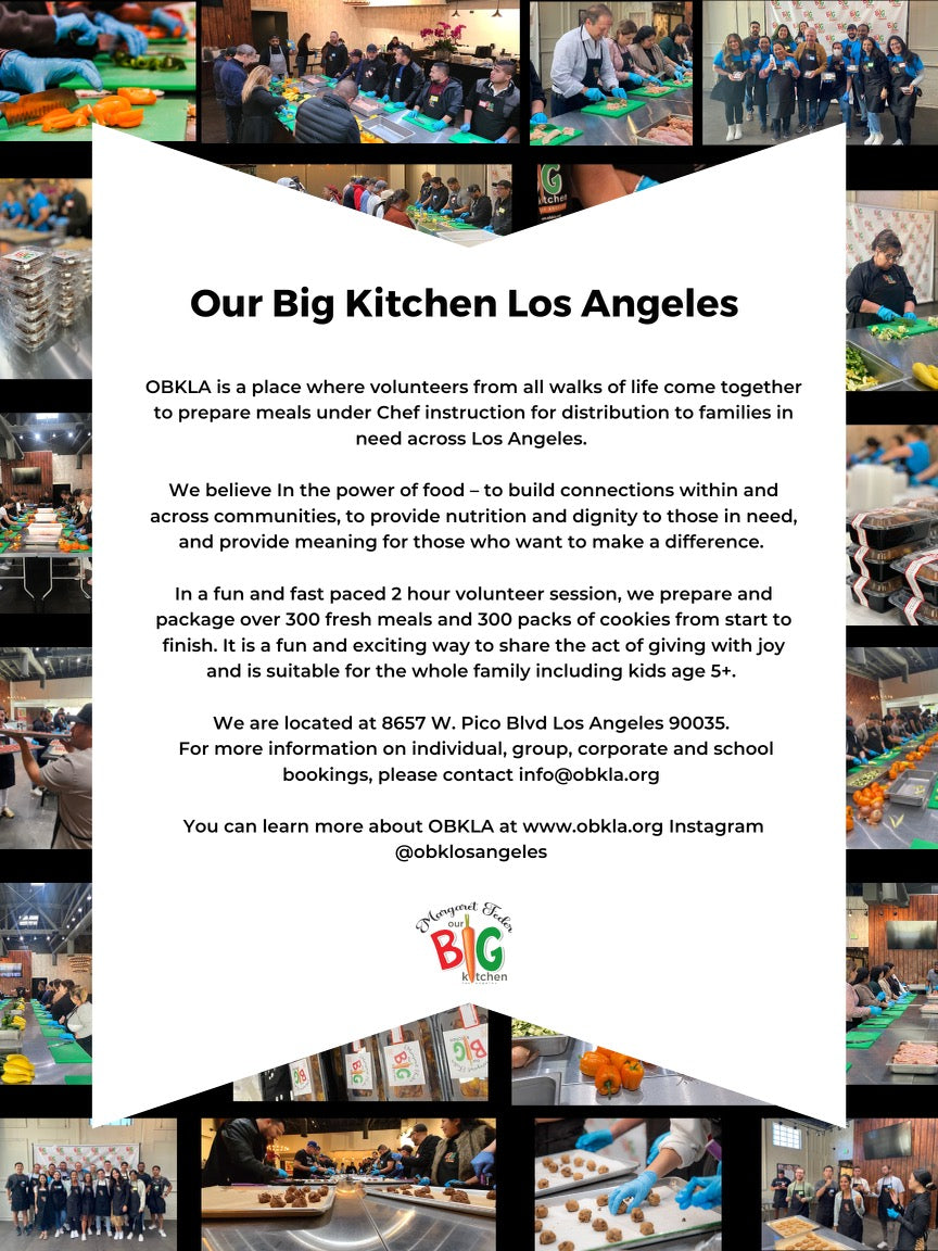 Our BIG Kitchen Los Angeles Love Love Tennis Volunteer Event