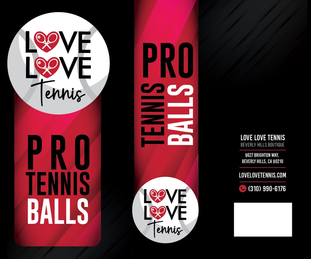 Love Love Tennis Pro Tennis Balls