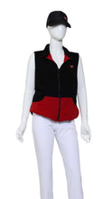 Load image into Gallery viewer, Red Velvet + Black Reversible Vest
