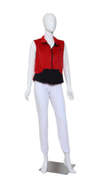 Load image into Gallery viewer, Red Velvet + Black Reversible Vest
