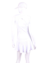 Load image into Gallery viewer, The Sandra Mee Dress offers a playful, fun, and very flirty look. Our dress is fitted, and flares out at the skirt with cute cut out &#39;&#39;O&#39;&#39; in the back. It is perfect for tennis, running and golf (with our Leg Lengthening Leggings), and of course, a trip to your after-court party with your friends. It was designed for confident women like you!
