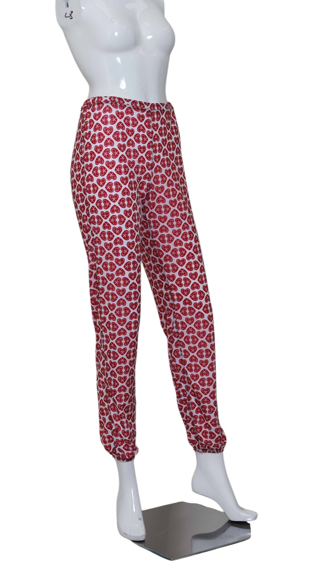 Soft Baggy Warm Up Pants Print