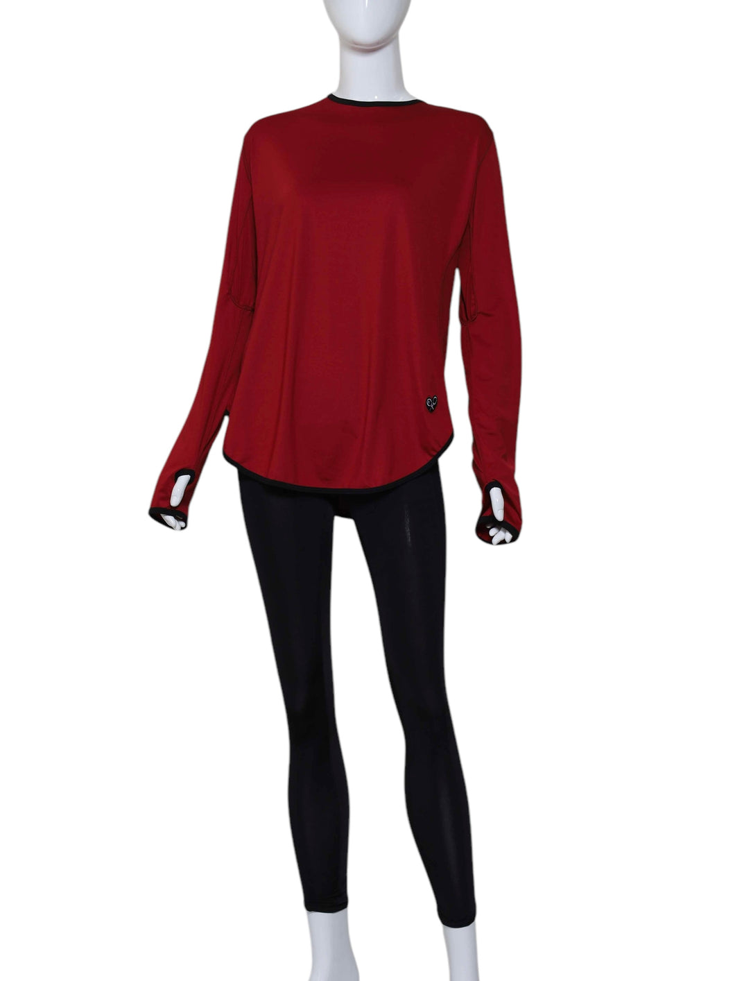 Soft Red Long Sleeve Crew Tee