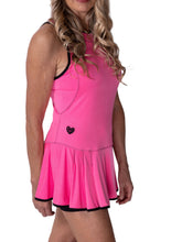 Load image into Gallery viewer, The Andrea Dress offers a playful, fun, and very flirty look. It is perfect for tennis, running and golf (with our Leg Lengthening Leggings), and of course, a trip to your after-court party with your friends. It was designed for confident women like you!
