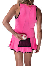 Load image into Gallery viewer, The Andrea Dress offers a playful, fun, and very flirty look. It is perfect for tennis, running and golf (with our Leg Lengthening Leggings), and of course, a trip to your after-court party with your friends. It was designed for confident women like you!
