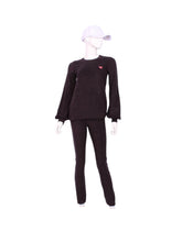 Load image into Gallery viewer, Leg Lengthening Pants Black French Cherry

