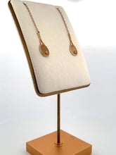 Load and play video in Gallery viewer, Custom exclusive design by Adeline a very unique pair of earrings.  These are so light and airy - you can play in them!  Made in Los Angeles by hand - each set of earrings is carefully crafted to showcase the cute &quot;ball&quot; diamond on the solid 14K yellow (or white) gold racket strings.
