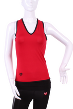 Load image into Gallery viewer, Red Vee Tank Limited - I LOVE MY DOUBLES PARTNER!!!
